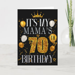 Carte C'est les 70 ans de ma Maman Joyeux Anniversaire 7