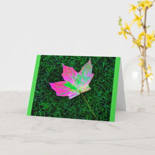 Carte C'est l'heure de sortir une année derrière ! (Fleur jaune)