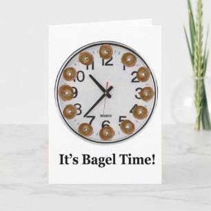 Carte C'est l'heure des Bagels !