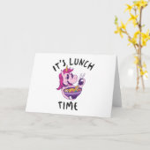 Carte C'est l'heure du déjeuner (Fleur jaune)