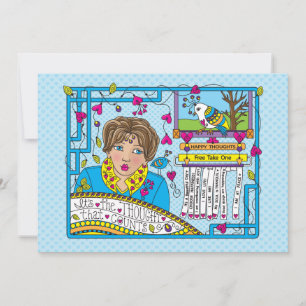 Carte C'est l'intention qui compte_Carte plate 7"x5"