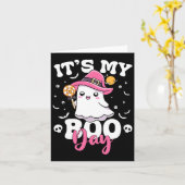 Carte C'Est Ma Boo Day Mignonne Halloween Anniversaire G (Fleur jaune)