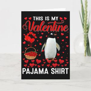 Carte C'est Ma Chemise De La Saint-Valentin Manchot Roug