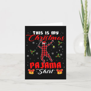 Carte C'Est Ma Chemise De Noël Père Noël Plaqué Badm
