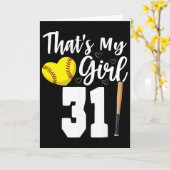 Carte C'est ma fille numéro #31 Softll numéro 31 (Fleur jaune)