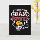 Carte C'est ma petite-fille là-bas Softll Grand-mère F (Fleur jaune)