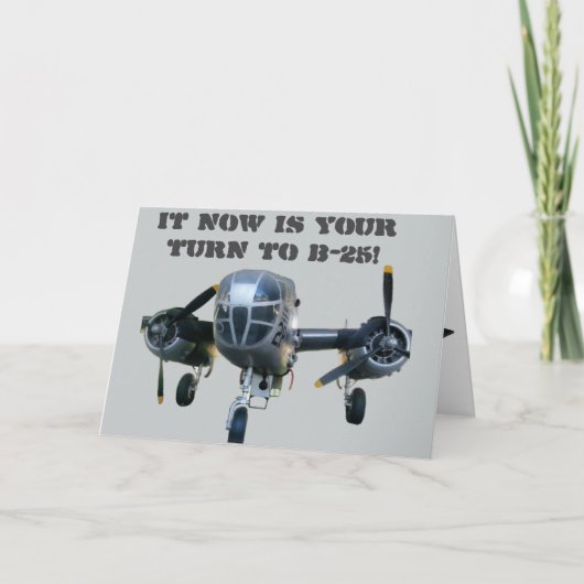 Carte C'est maintenant votre tour de B-25 ! (Devant)