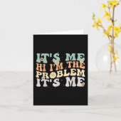 Carte C'est Me Salut Je suis le problème C'est Me Super  (Fleur jaune)