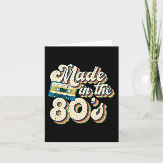 Carte C'EST MES 80 ans COSTUME Fancy Dress Party Idea Ha (Devant)