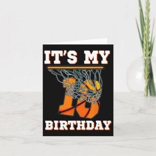 Carte C'est mon 18e anniversaire Bysketbyll Boy Party 18