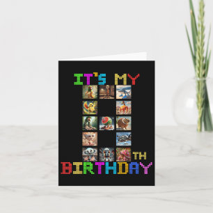 Carte C'est mon 8e anniversaire drôle Italien Brainrot m