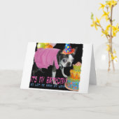 CARTE C'EST MON ANNIVERSAIRE (Fleur jaune)