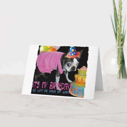 CARTE C'EST MON ANNIVERSAIRE (Devant)