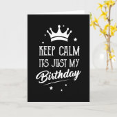 Carte C'est mon anniversaire (Fleur jaune)