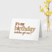 Carte C'Est Mon anniversaire (Fleur jaune)