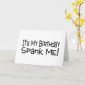 Carte C'Est Mon Anniversaire Qui M'A Éclaté (Fleur jaune)