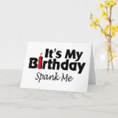 Carte C'Est Mon Anniversaire Qui M'A Éclaté (Fleur jaune)