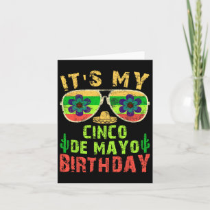 Carte C'Est Mon Cinco De Mayo Anniversaire Drôle Anniver