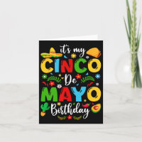 C'est mon Cinco De Mayo Anniversaire Funny Cinco D