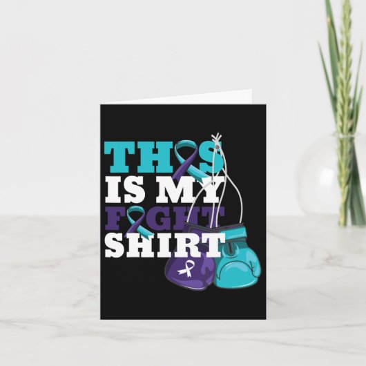 Carte C'Est Mon Combat Lutte Contre Le Suicide Fort (Devant)