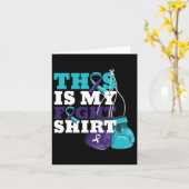 Carte C'Est Mon Combat Lutte Contre Le Suicide Fort (Fleur jaune)