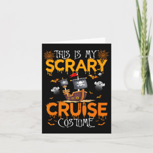 Carte C'Est Mon Costume De Croisière D'Inquiétude Hallow