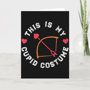 Carte C'est mon costume de Cupidon - Arc de Cupidon Sain