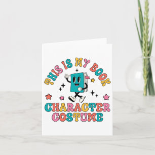 Carte C'est mon costume de personnage de livre drôle de