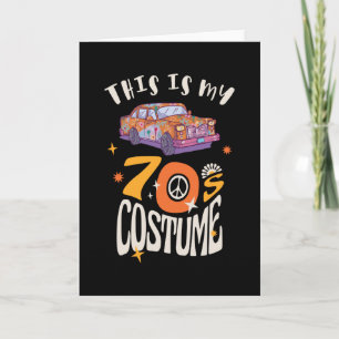 Carte C'est mon costume les années 70