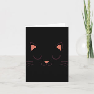 Carte C'est mon déguisement d'humain Je suis un chat Cha