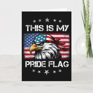 Carte C'est mon drapeau de fierté America Patriotique Ro