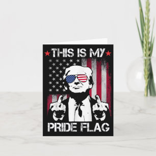 Carte C'est mon drapeau de fierté Usa américain 4 juille
