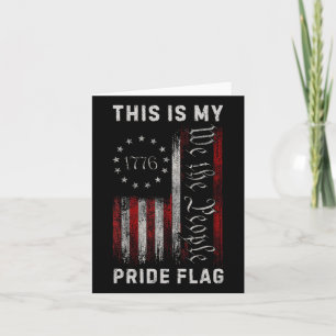 Carte C'Est Mon Drapeau De Fierté Usa American 4 juillet
