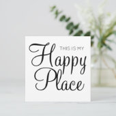 Carte C'est mon endroit heureux (Debout devant)