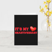 Carte C'est mon Heartiversary Sensibilisation aux maladi (Fleur jaune)