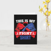 Carte C'est mon maillot de combat Chd Combattant de mala (Fleur jaune)