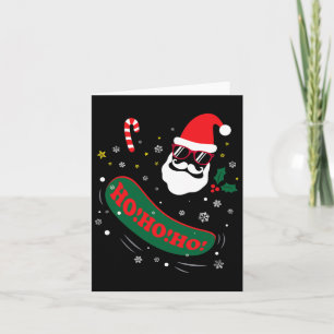 Carte C'Est Mon Pajama De Noël Snowboard Père Noël