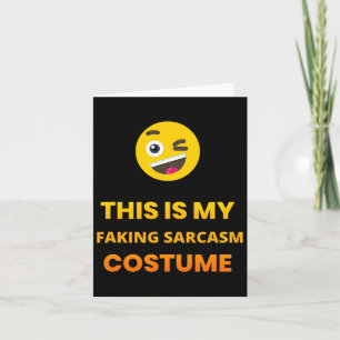 Carte C'est mon tee-shirt de costume de jeu de mots de s