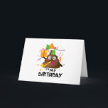 Carte C'est My Birthday Poop Emoji kids Girl Party<br><div class="desc">C'est My Birthday Poop Emoji T-Shirt Kids Girl Party Tee</div>