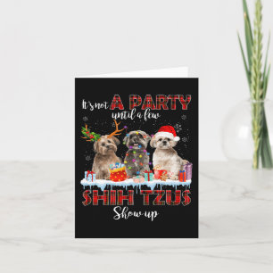 Carte C'est Pas Une Fête Jusqu'à Ce Que Quelques Shih Tz