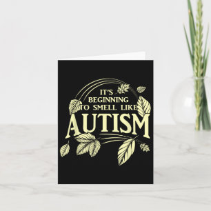 Carte C'est presque l'autisme drôle Autiste Thanksgiving