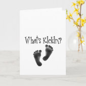 Carte C'est quoi Kickin ? Designs (Fleur jaune)