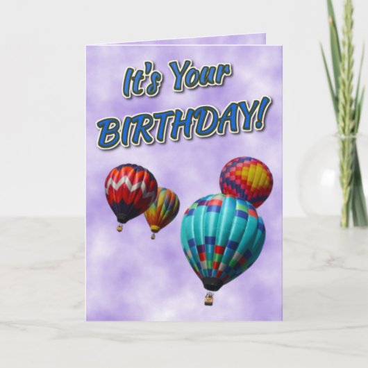 Carte C'est ton anniversaire ! (Devant)