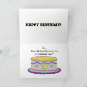 Carte C'est ton anniversaire ! (Intérieur)
