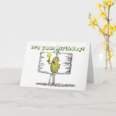 Carte C'est ton anniversaire ! (Fleur jaune)