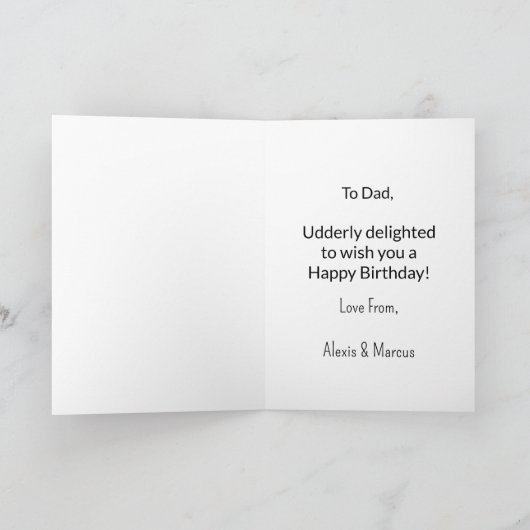 Carte C'est ton anniversaire ! (Intérieur)