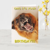 CARTE C'EST TON ANNIVERSAIRE ! ! ! (Fleur jaune)