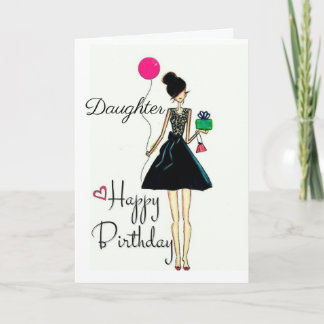 CARTE **C'EST TON ANNIVERSAIRE ! ! ! !** "FILLE"