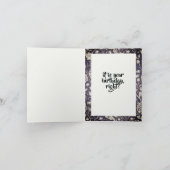 Carte C'est ton anniversaire, n'est-ce pas ? Amusant (Intérieur)