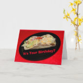 Carte C'est ton anniversaire ? Taco Bout Excitant ! (Fleur jaune)